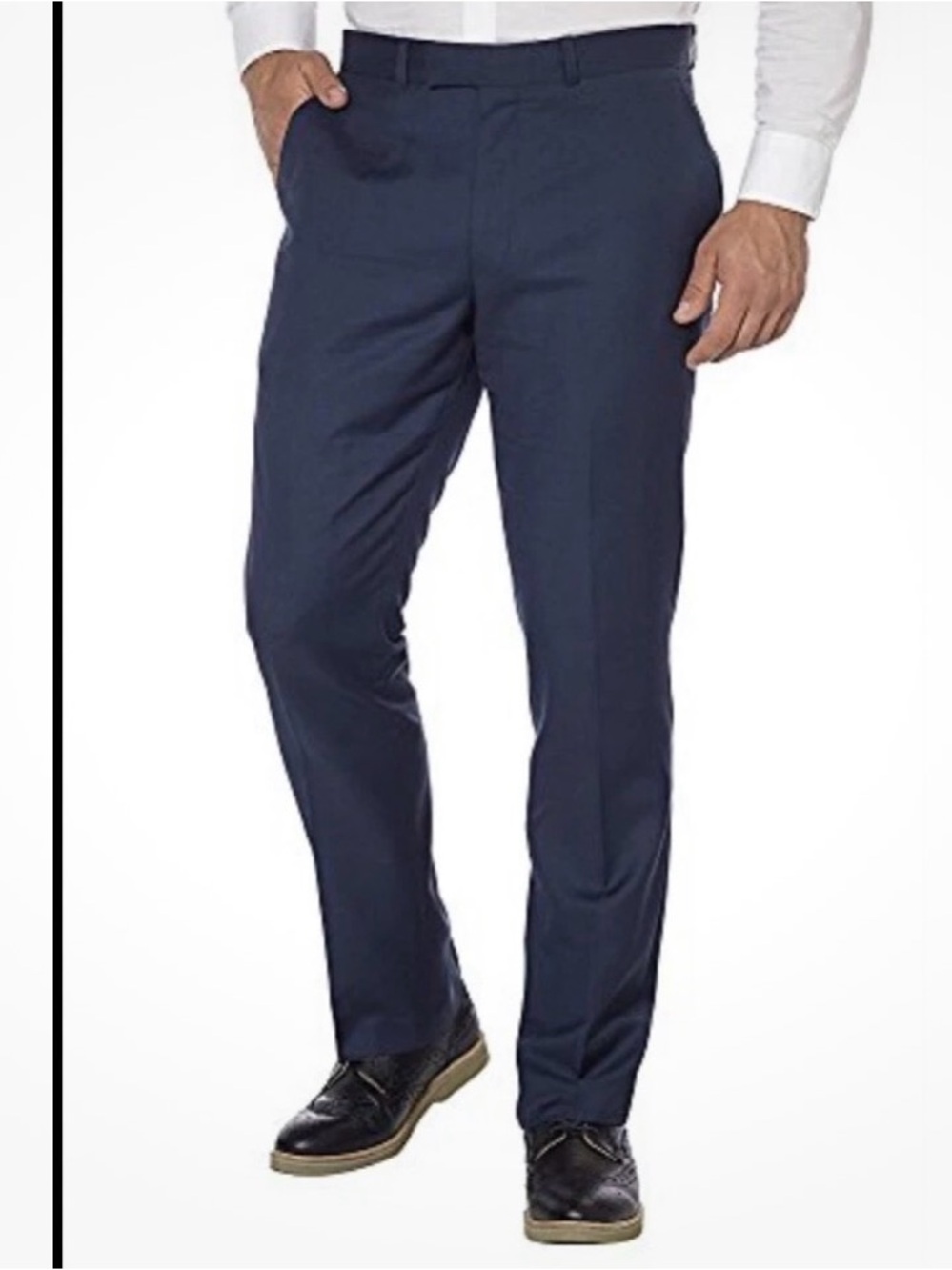 New Kenneth Cole Men’s Wool Blend Trousers Size 34 x 32 NWT